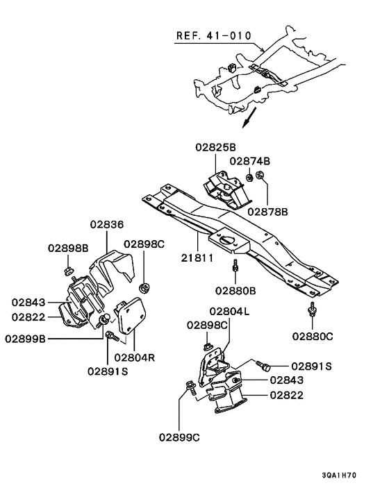Engine mounting & support