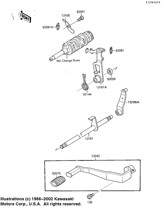 Gear change mechanism