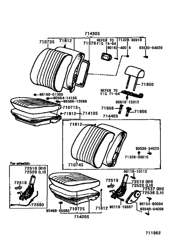 Front Seat & Seat Track