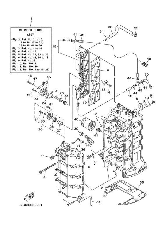 Cylinder & crankcase 1
