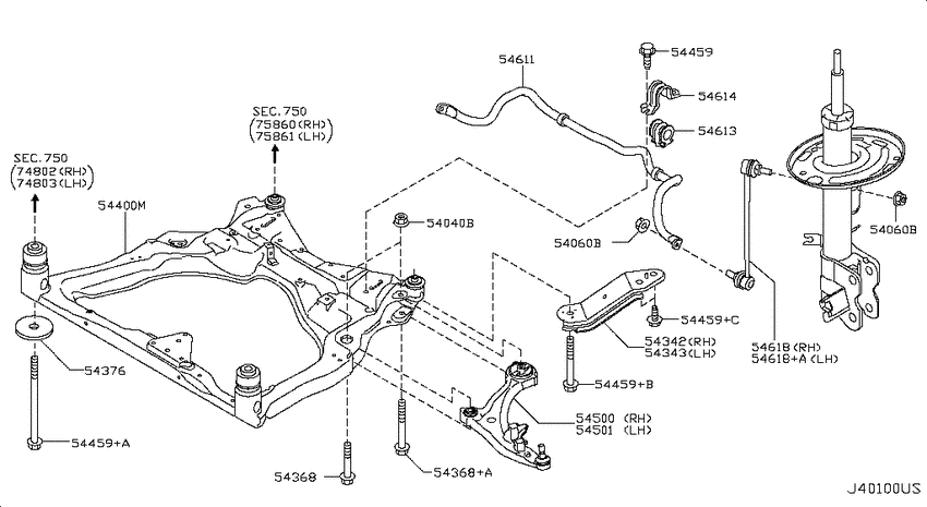 Front suspension
