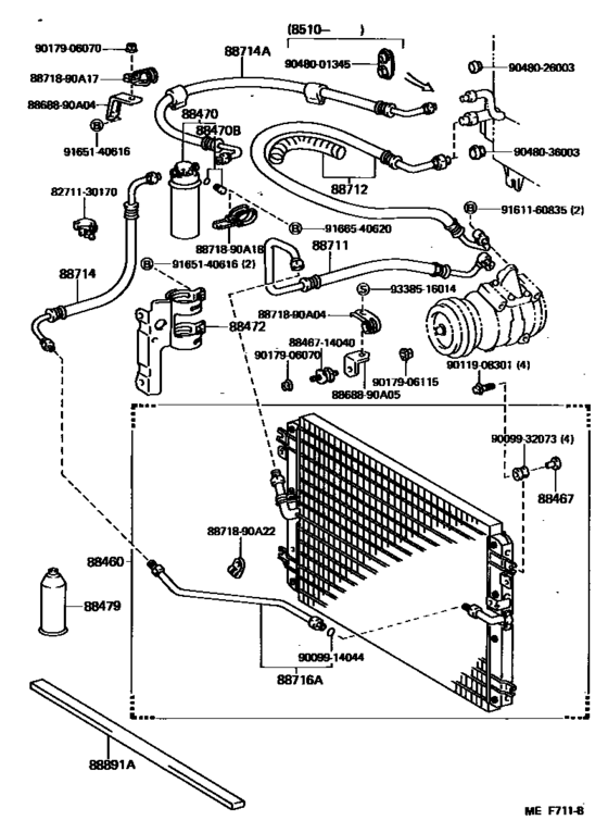 Heating & Air Conditioning - Cooler Piping