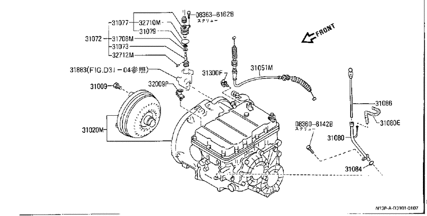 AT transmission & transaxle assembly
