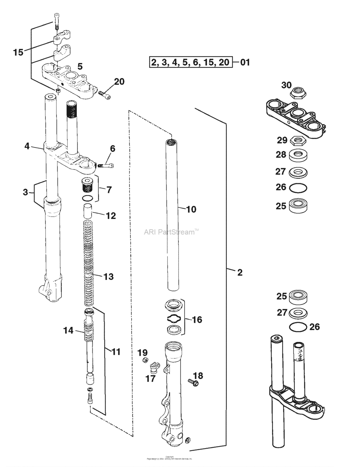 Front Fork Paioli