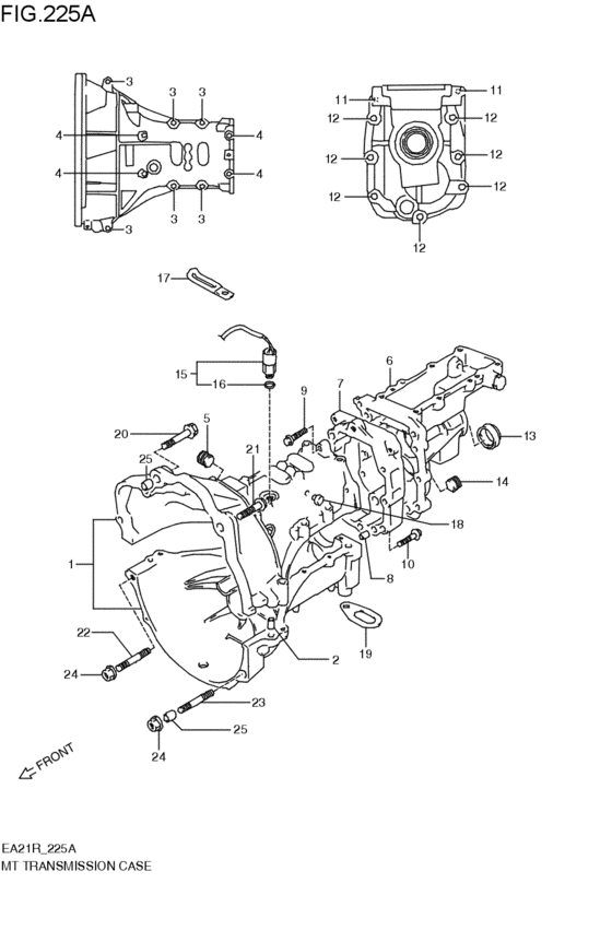 mt - transmission case