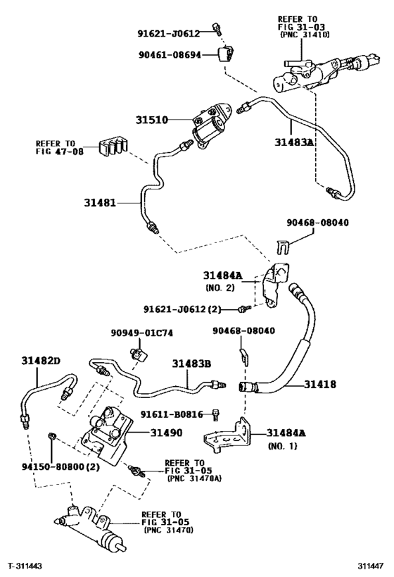 Clutch Pedal & Flexible Hose