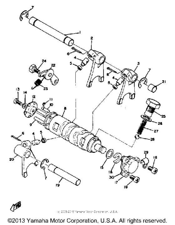 Shift Cam & Fork