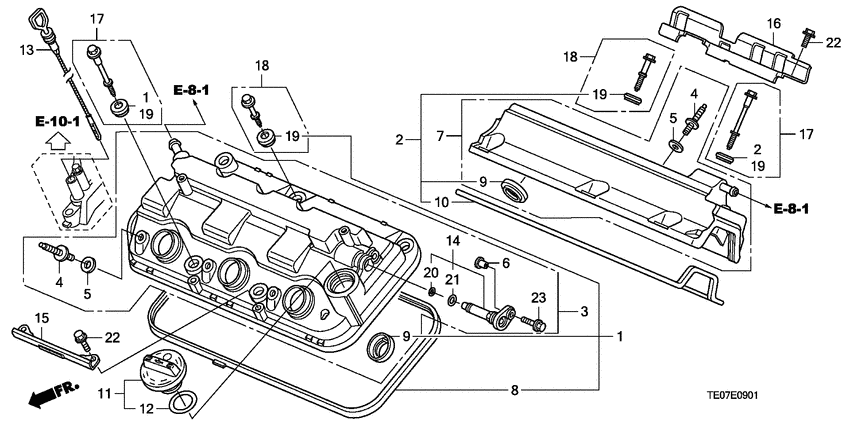 Cylinder head cover
