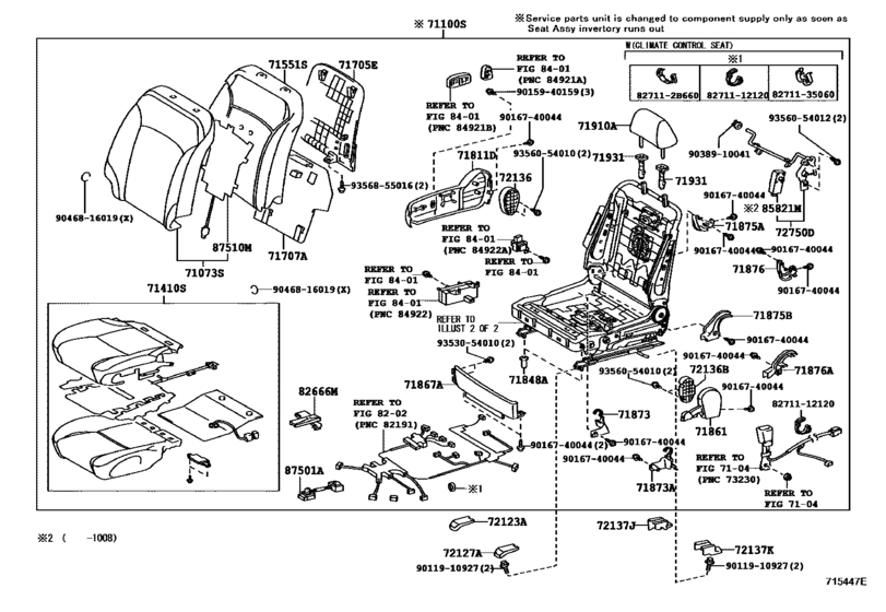 Front Seat & Seat Track