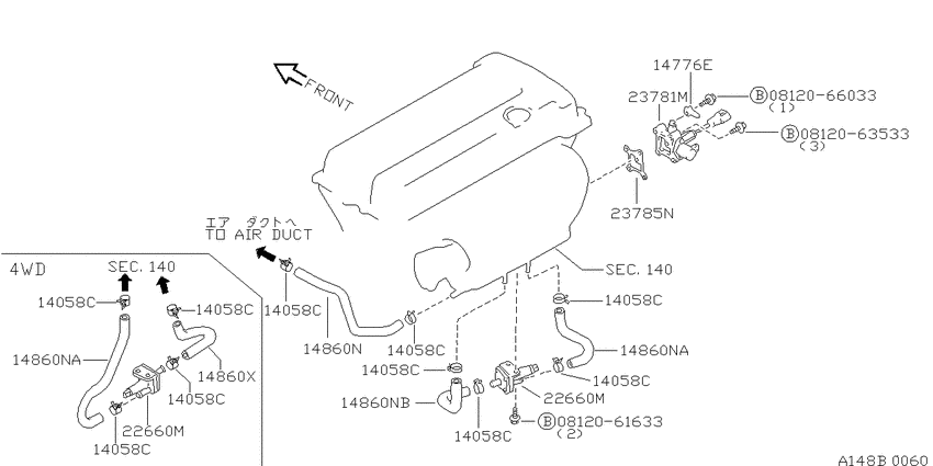 Secondary air system