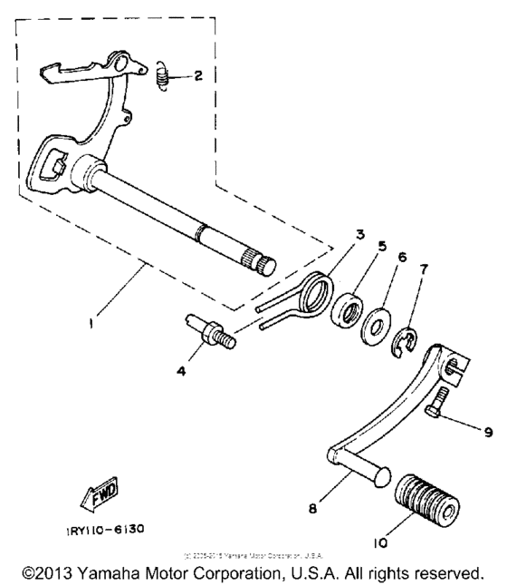 Shift shaft