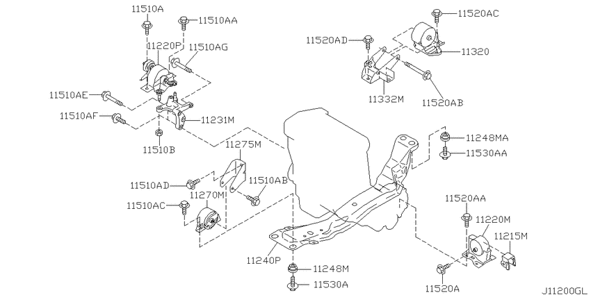 Engine & transmission   mounting