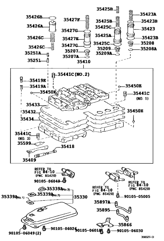 Valve Body & Oil Strainer (Atm)