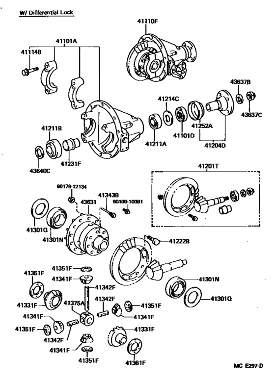 Front Axle Housing & Differential