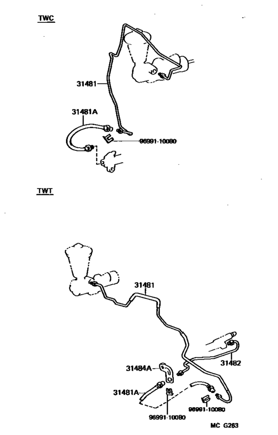 Clutch Pedal & Flexible Hose