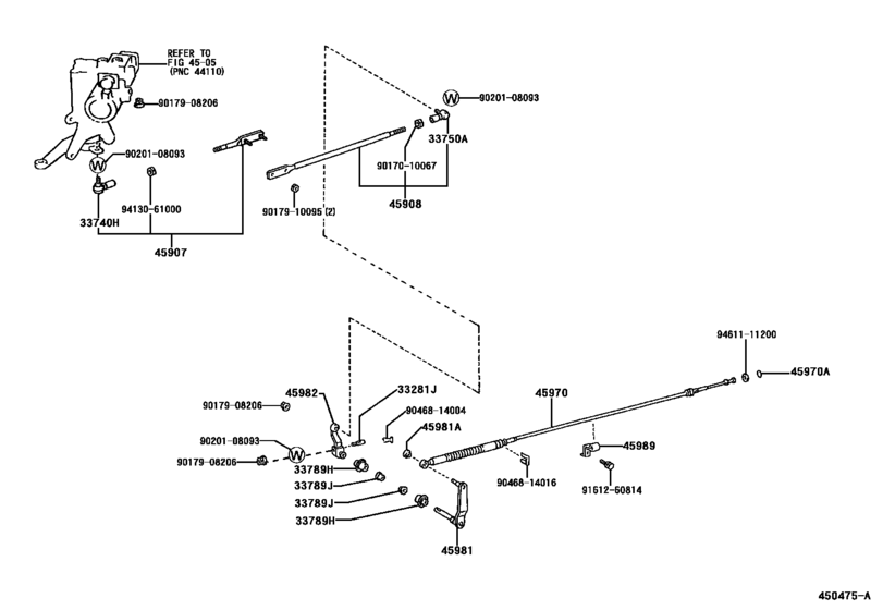 Rear Steering Connecting Parts (4Ws)