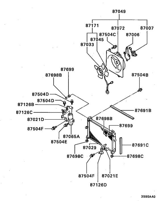 A/c condenser, piping