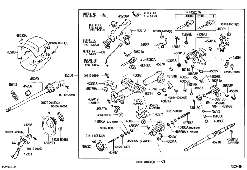 Steering Column & Shaft
