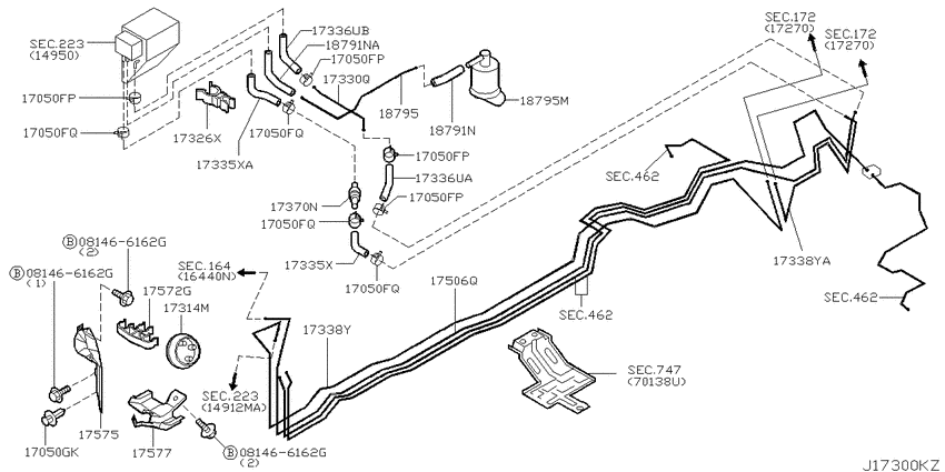 Fuel piping