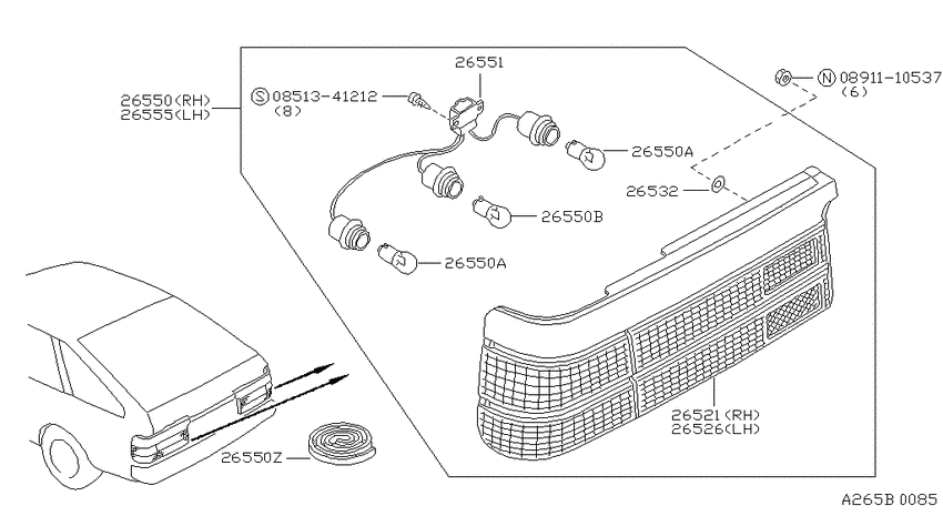 Rear combination lamp