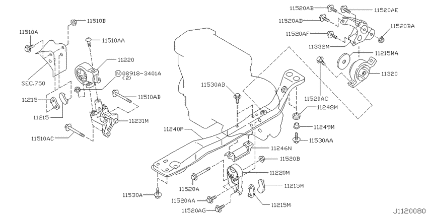 Engine & transmission   mounting