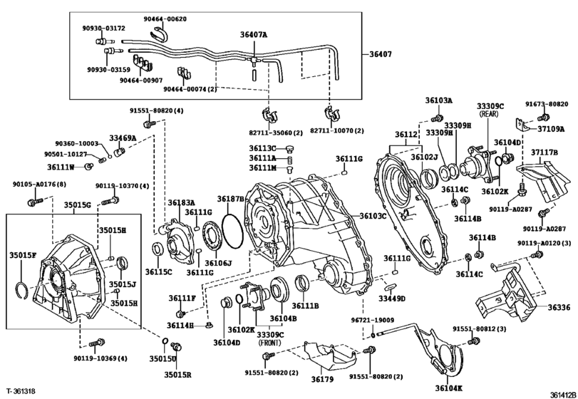 Transfer Case & Extension Housing