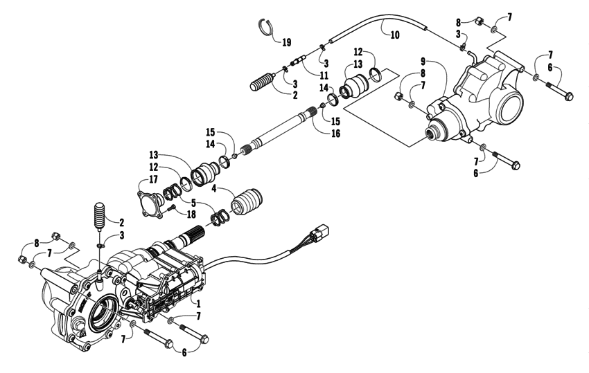 Drive train assembly