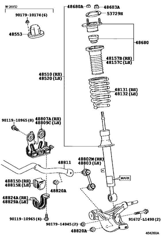 Front Spring & Shock Absorber