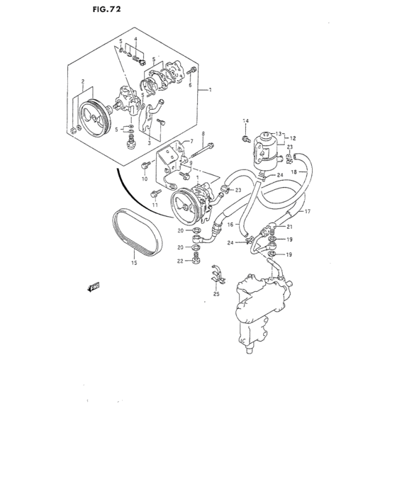 Power steering oil pump