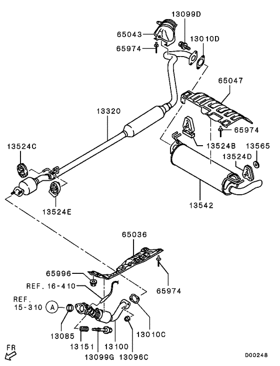 Exhaust pipe & muffler