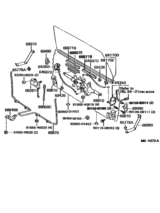 Back Door Lock & Hinge