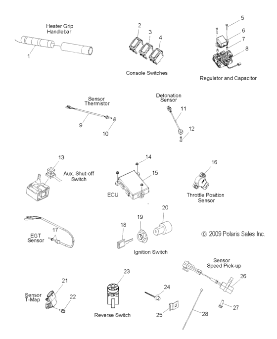Electrical, switches, sensors and components