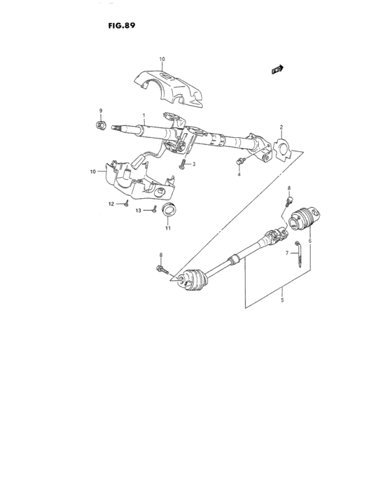 Steering column