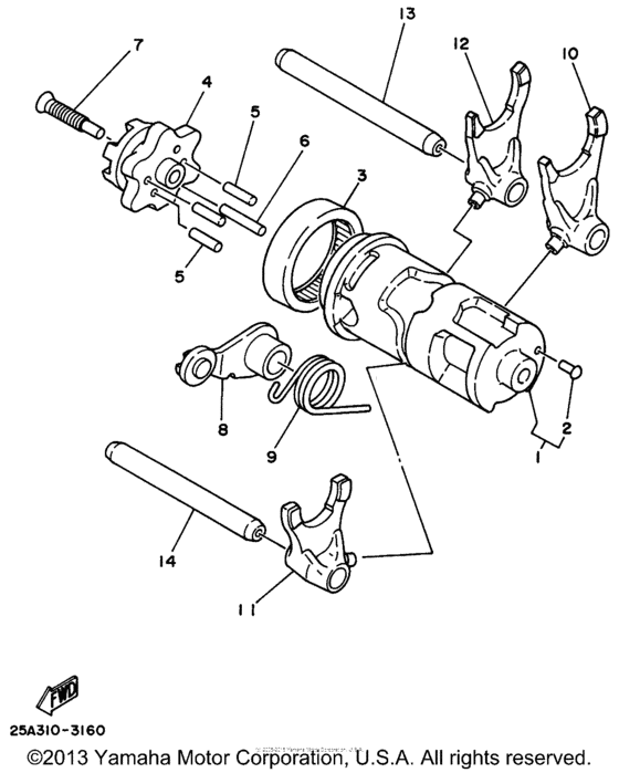 Shift Cam & Fork