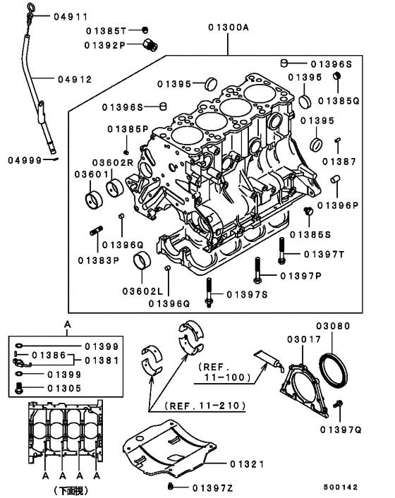 Cylinder block