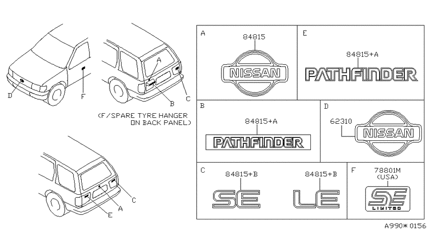 Emblem & name label