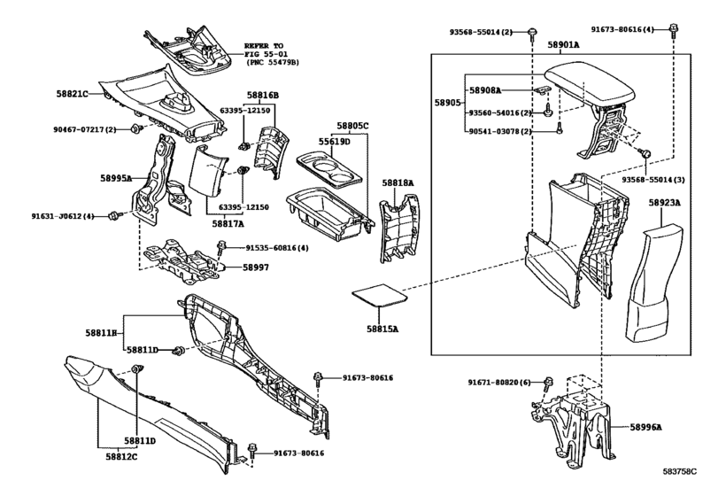 Console Box & Bracket