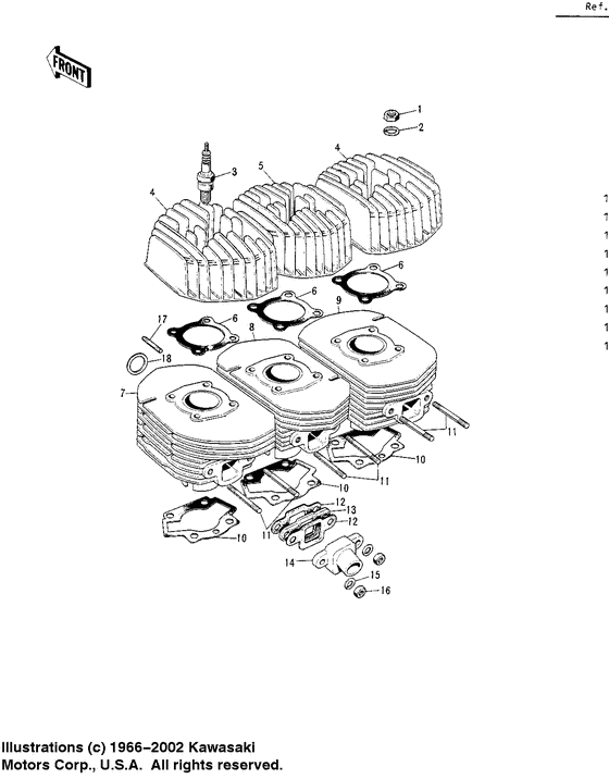 Cylinder heads/cylinders