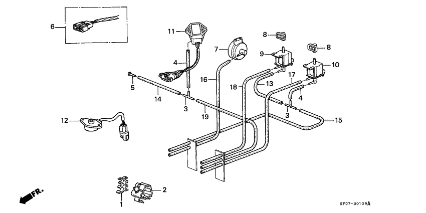 Control box tubing