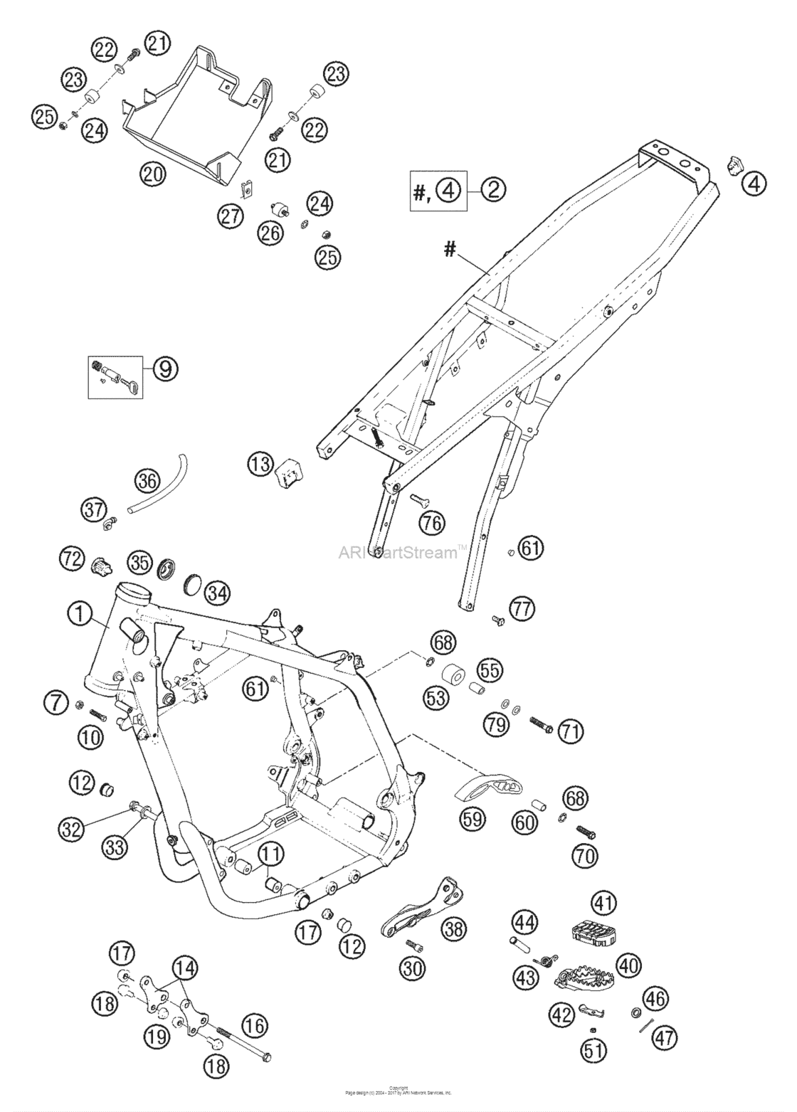 Frame, Sub Frame