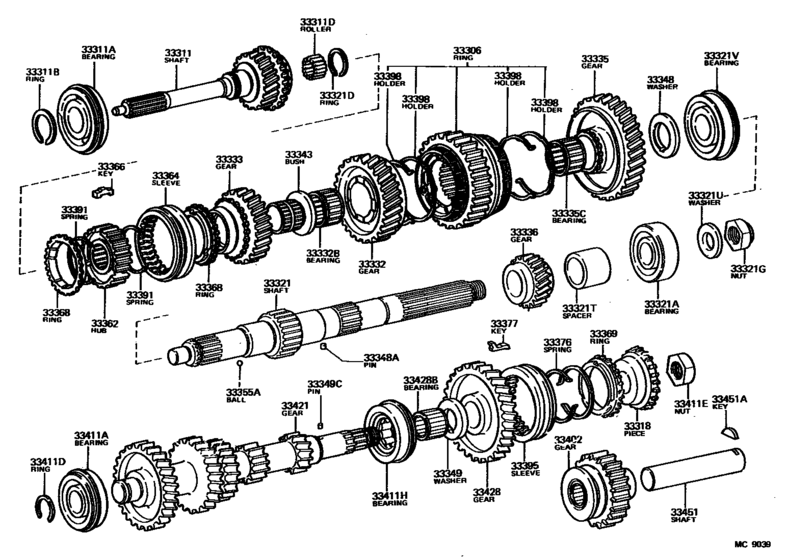 Transmission Gear (Mtm) для Toyota LAND CRUISER BJ46, год 1982 1984