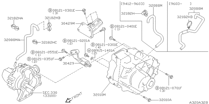 Manual transmission, transaxle & fitting