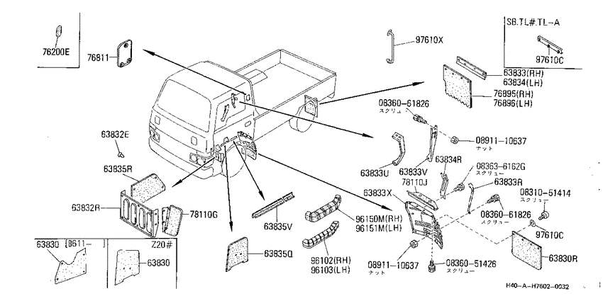 Body side fitting