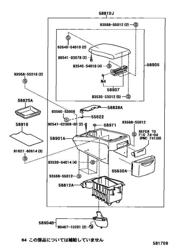 Console Box & Bracket