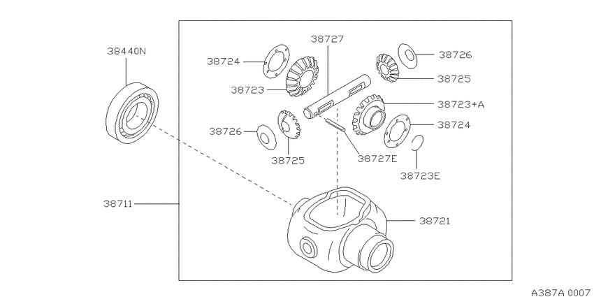 Front differential (transfer)