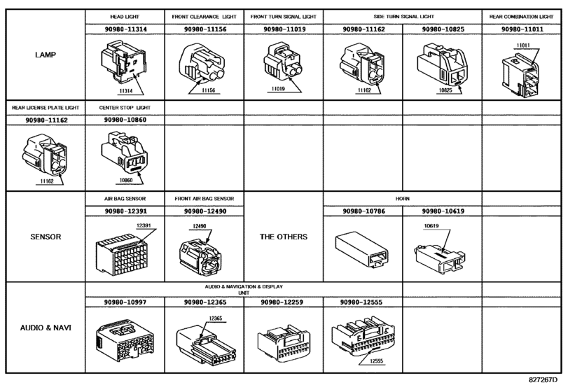 Wiring & Clamp for 2011 - 2018 Toyota ETIOS/ LIVA/ CROSS NUK15 | General sales region