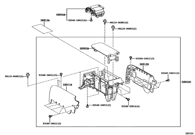 Console Box & Bracket
