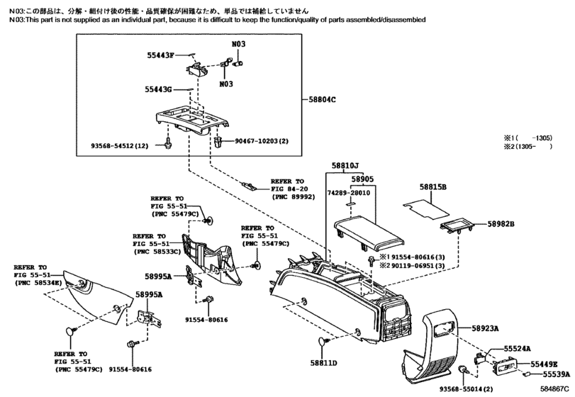 Console Box & Bracket