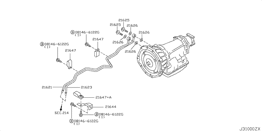 Auto transmission,transaxle & fitting