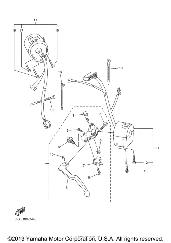 Handle switch & lever
